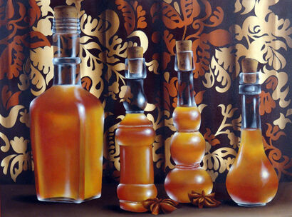 Licor de Anís - a Paint Artowrk by Diana  Mercado